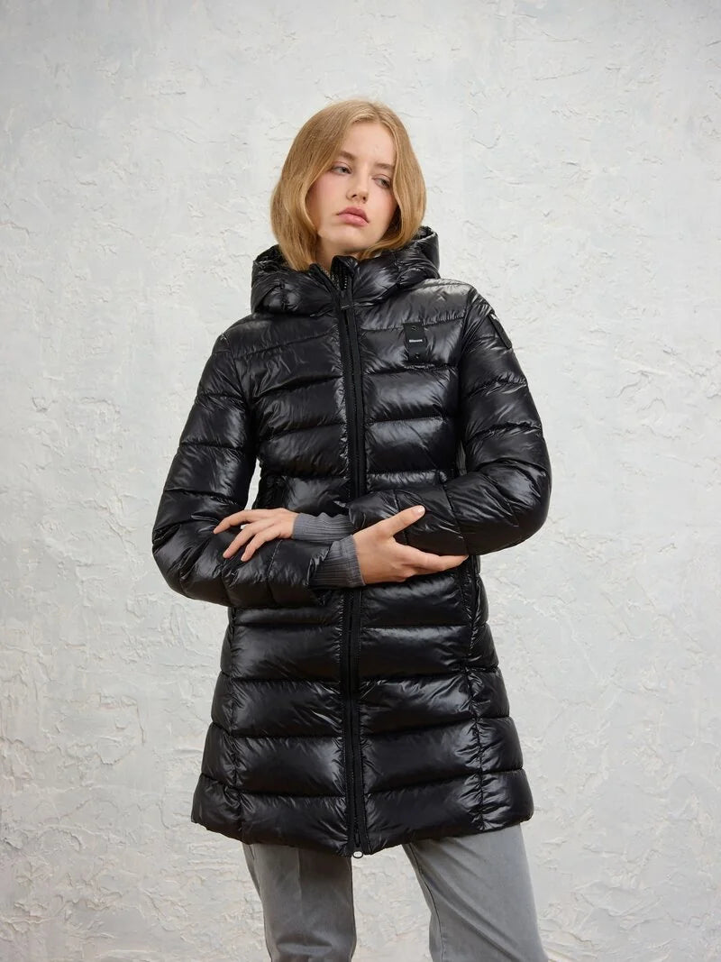 Blauer Adelaide 26WBLDK02073-006648 999 Donna Nero - Piumino lungo
