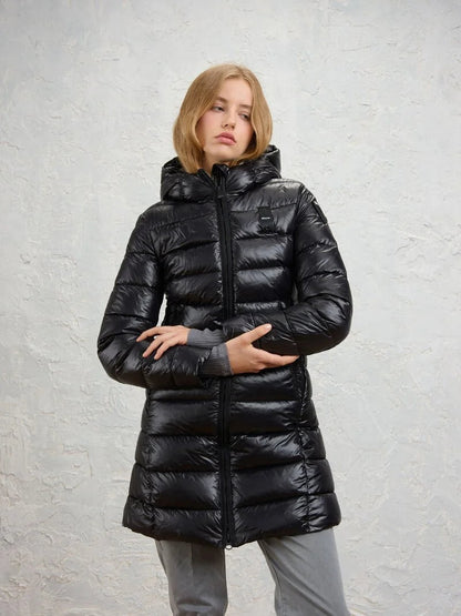 Blauer Adelaide 26WBLDK02073-006648 999 Donna Nero - Piumino lungo