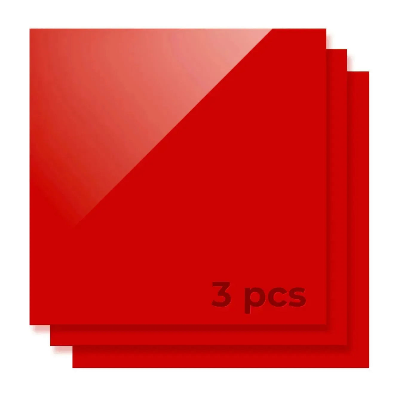 XTOOL 3 MM RED ACRYLIC SHEETS (3-PACK)