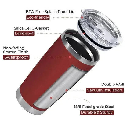 XTOOL BRICK RED STAINLESS STEEL TUMBLER