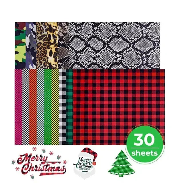 XTOOL PATTERNED HEAT TRANSFER VINYL - 30-PACK