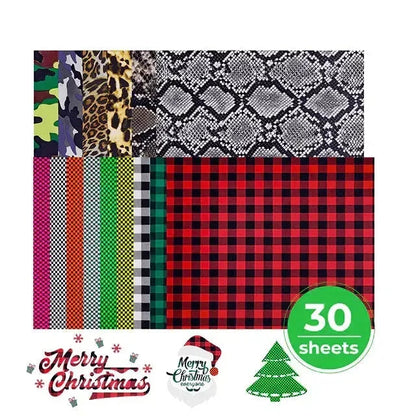 XTOOL PATTERNED HEAT TRANSFER VINYL - 30-PACK