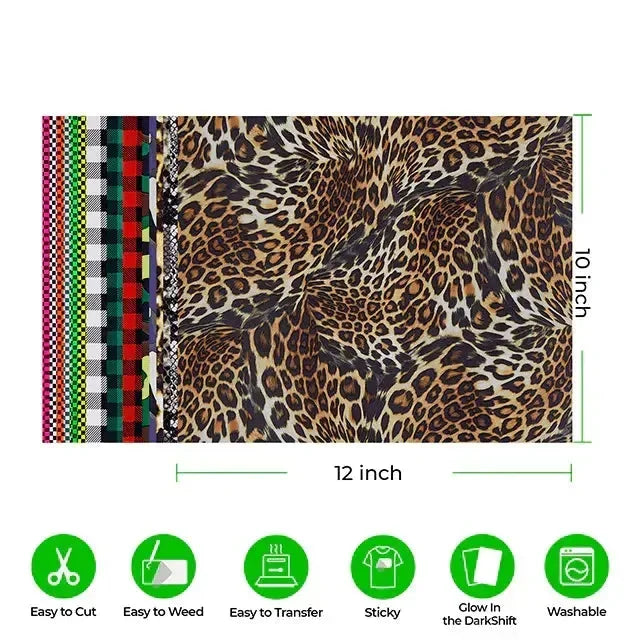 XTOOL PATTERNED HEAT TRANSFER VINYL - 30-PACK