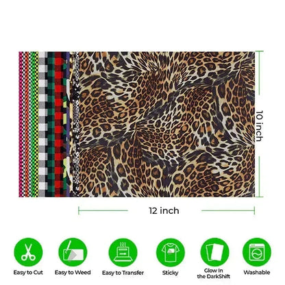 XTOOL PATTERNED HEAT TRANSFER VINYL - 30-PACK