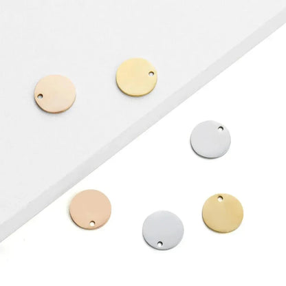 XTOOL ROUND PENDANT - GOLD, SILVER, & ROSE GOLD - 30PCS