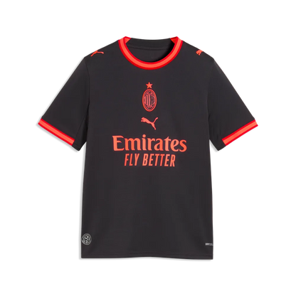 Puma Terza Maglia Milan ACM Third Jersey Replica 784140-03 Junior Rosso-Nero - Maglia Calcio