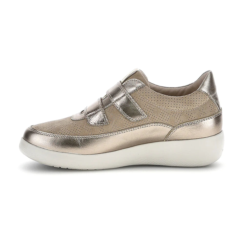 Stonefly Paseo 50 Donna Strappo Oro-Beige 223455-E1U – Scarpa Comfort Blusoft®
