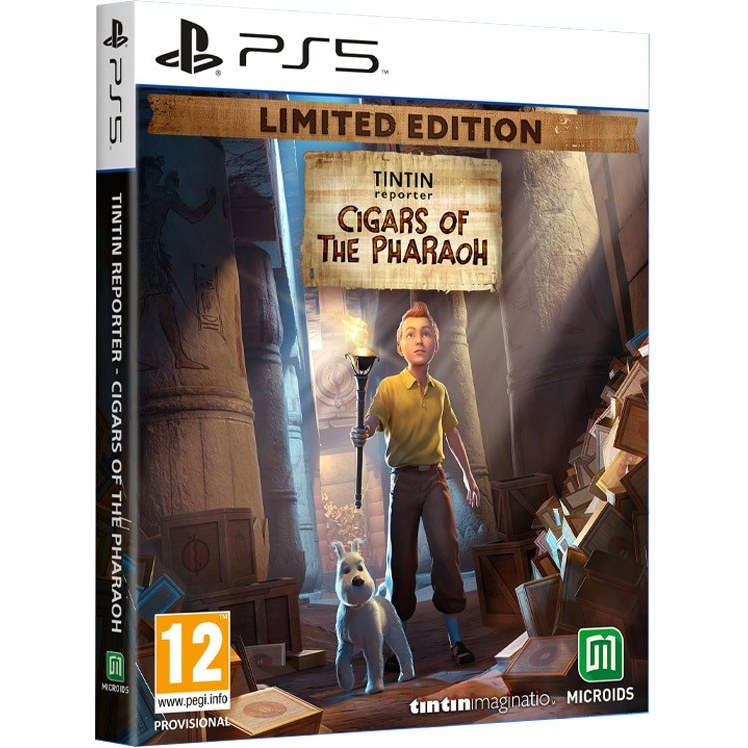 Tintin Die Zigarren des Pharaos Limited Edition PS5 Videospiel Playstation 5 PAL Ita