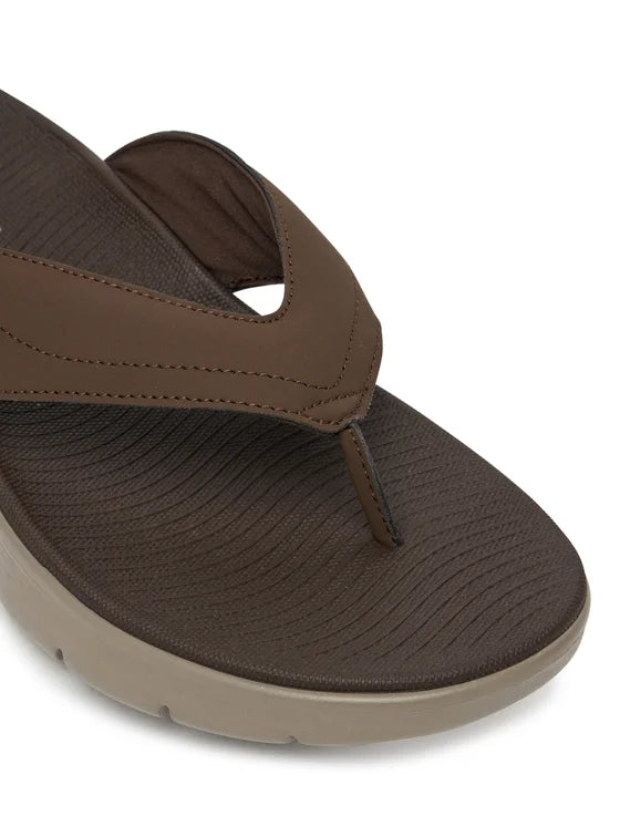 Skechers Go Walk Flex Sandal Vallejo 229202/CHOC Sandali Uomo Marrone