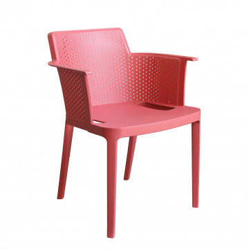 Poltrona Cathy - Poltrona impilabile in polipropilene - Dimensioni: 60x58x76.5cm