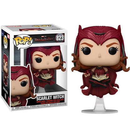 Funko Pop ! Marvel - Wandavision (823) Scarlet Witch - Figure Vinyl Bobble 9Cm