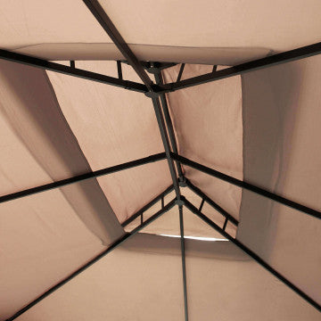 Gazebo 3x4 metri telo poliestere 180 gr laterali 160 gr alluminio