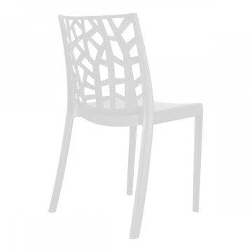 Sedia Matrix - Sedia impilabile in polipropilene con tappi antiscivolo cm 55 x 47 x 82 h