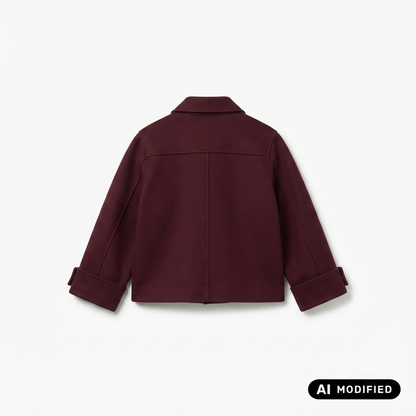 Only cappotto corto da ragazza Kogadina Life 15377447 malva