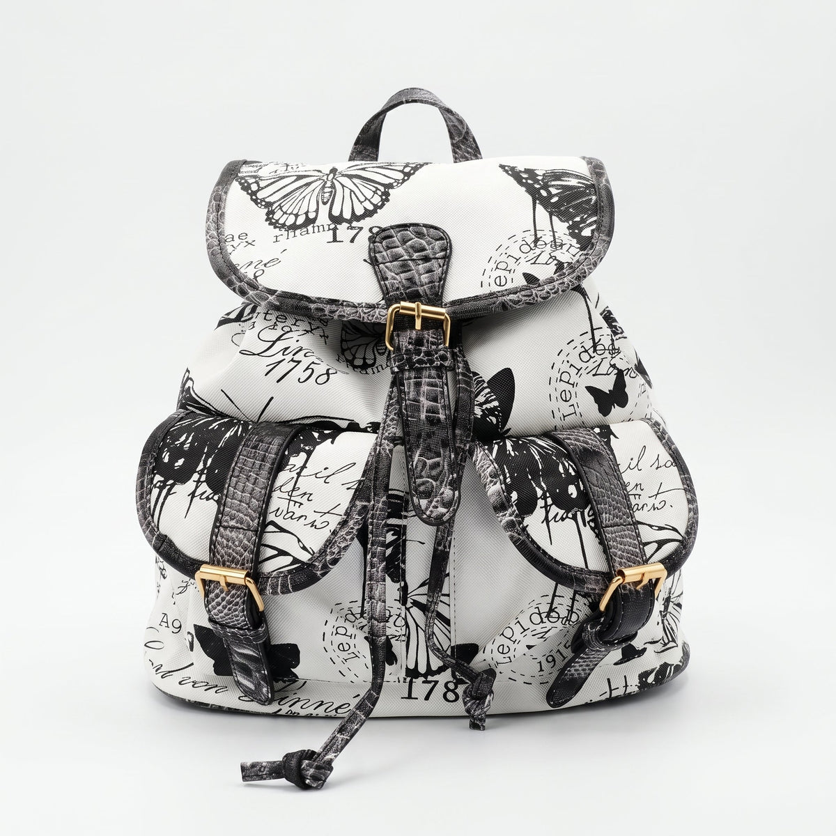 Stile Donna Bags - Adelina Butterfly Canvas Backpack