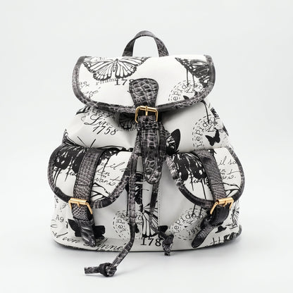 Stile Donna Bags - Adelina Butterfly Canvas Backpack
