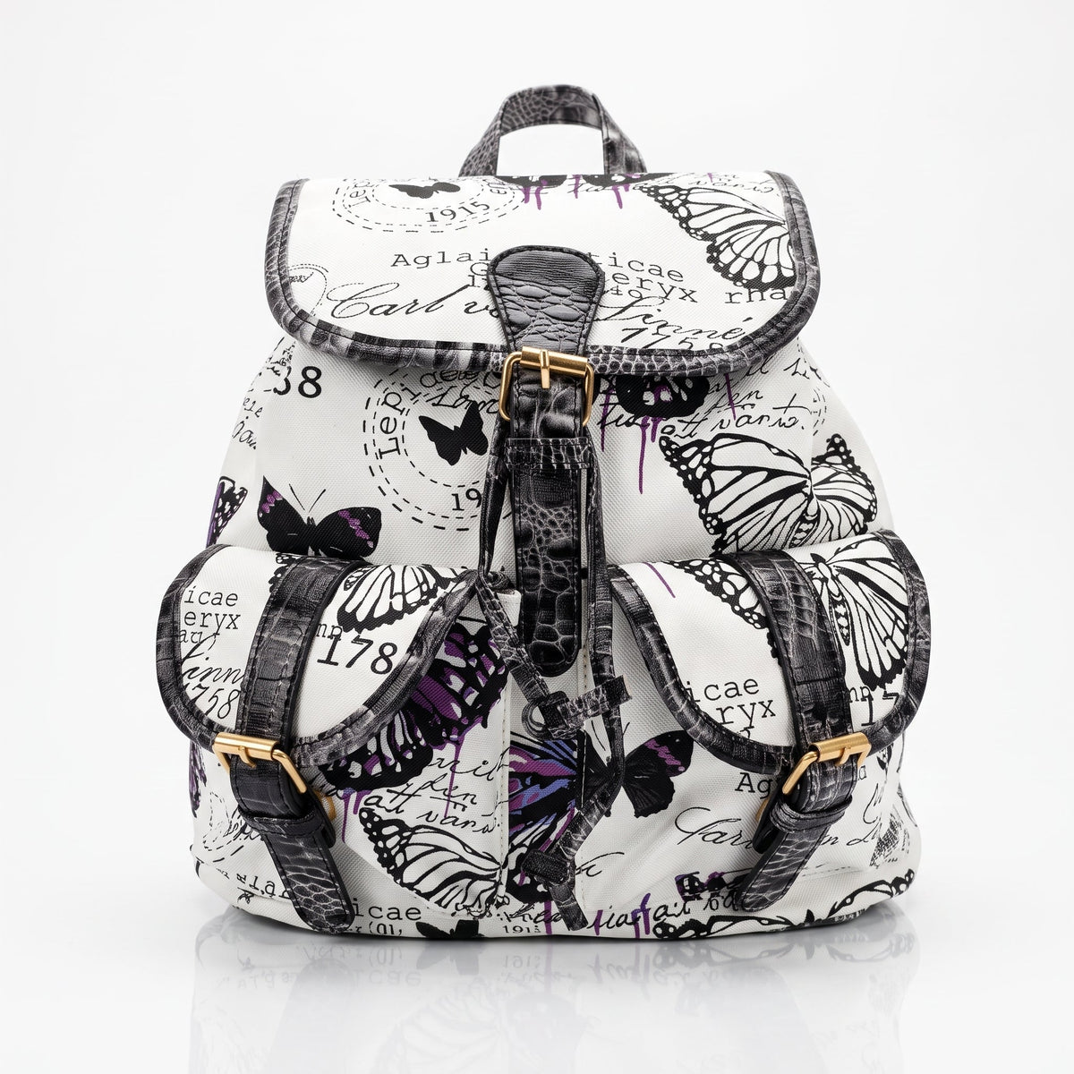Stile Donna Bags - Adelina Butterfly Canvas Backpack
