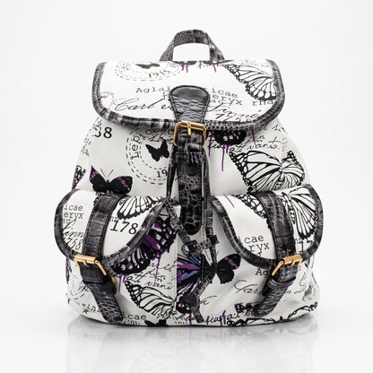 Stile Donna Bags - Adelina Butterfly Canvas Backpack