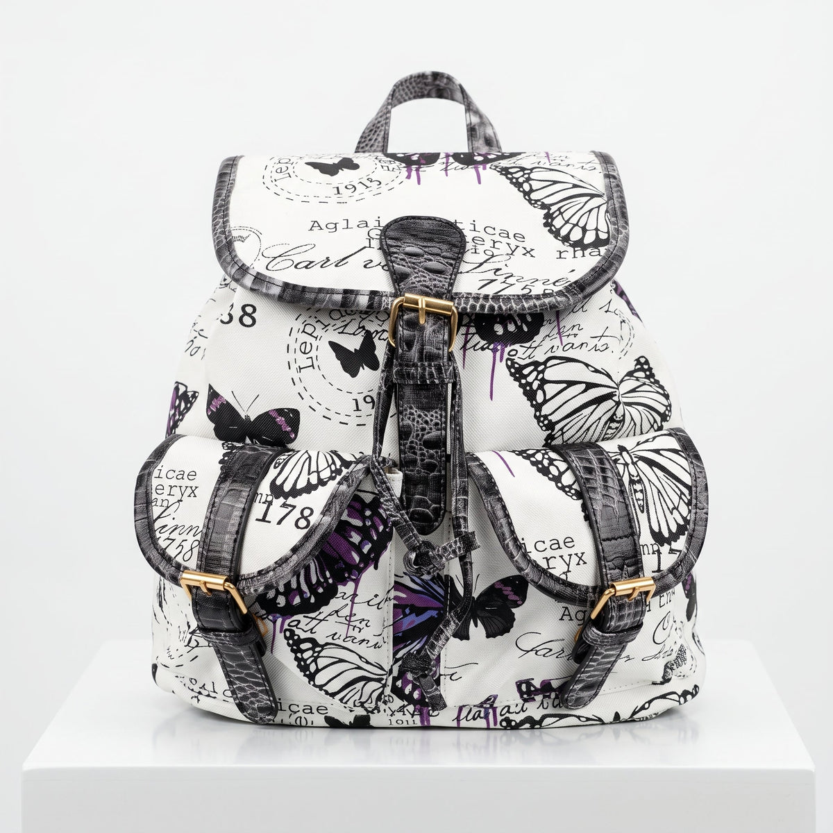 Stile Donna Bags - Adelina Butterfly Canvas Backpack