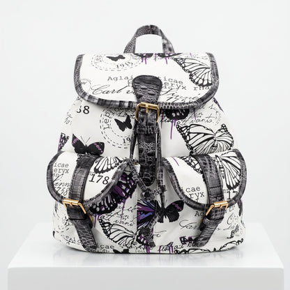 Stile Donna Bags - Adelina Butterfly Canvas Backpack