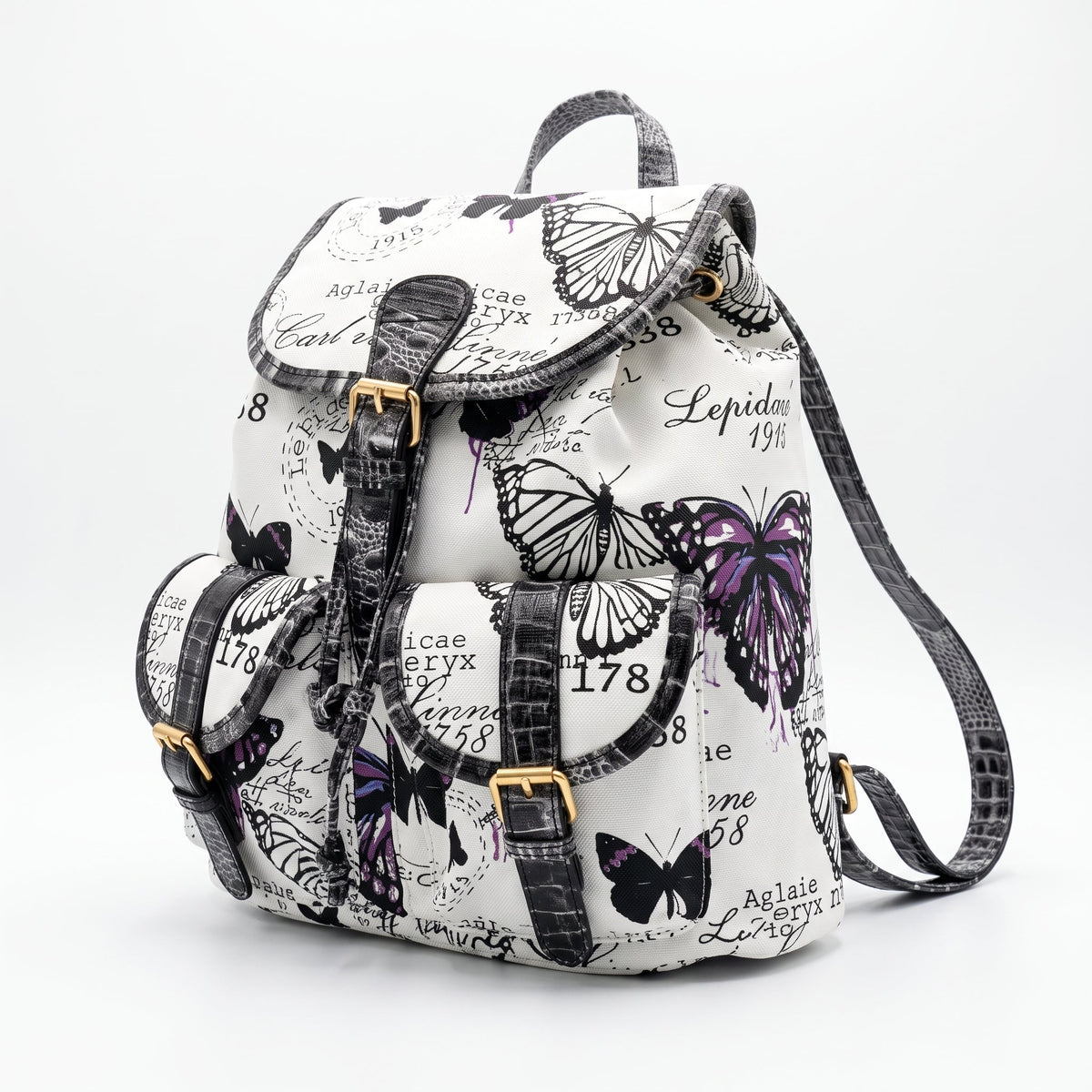 Stile Donna Bags - Adelina Butterfly Canvas Backpack