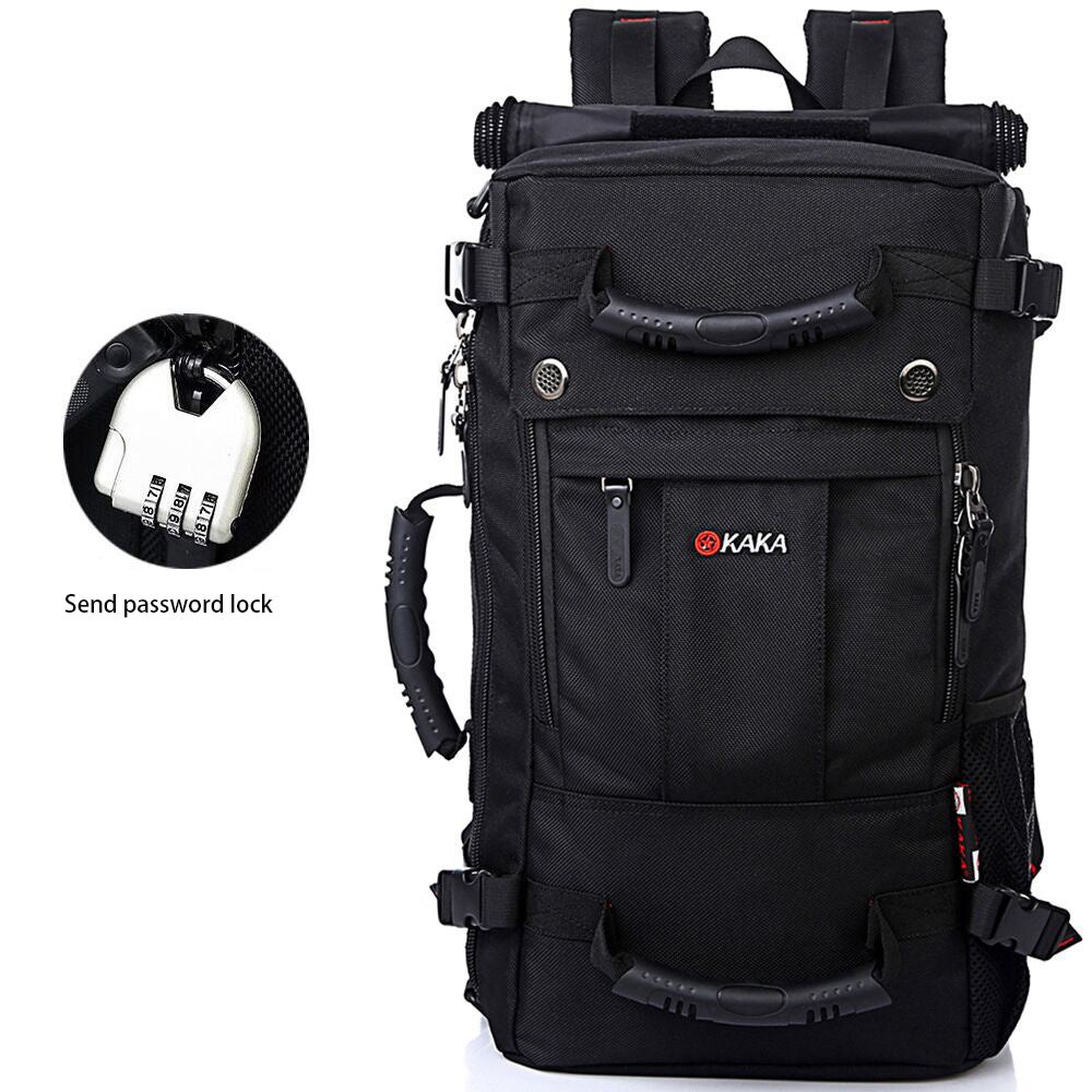 Anti-theft Waterproof Backpack with Lock for Travel