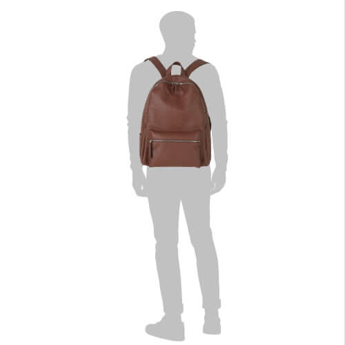 Micron Leather Backpack