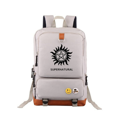Zaino Unisex Supernatural | Zaino Casual Uomo Donna Capiente per Scuola, Viaggio e Tempo Libero