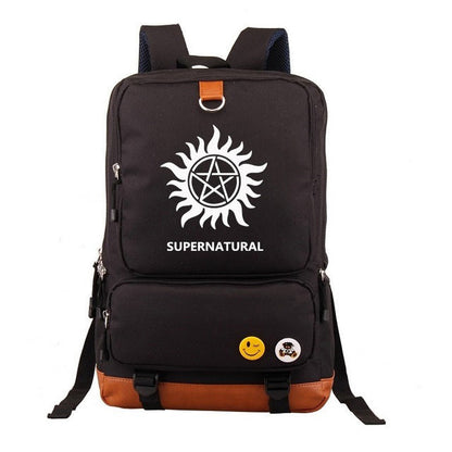 Zaino Unisex Supernatural | Zaino Casual Uomo Donna Capiente per Scuola, Viaggio e Tempo Libero