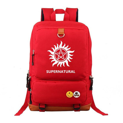 Zaino Unisex Supernatural | Zaino Casual Uomo Donna Capiente per Scuola, Viaggio e Tempo Libero