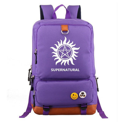 Zaino Unisex Supernatural | Zaino Casual Uomo Donna Capiente per Scuola, Viaggio e Tempo Libero