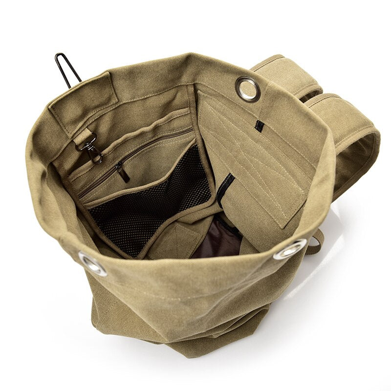 Zaino Unisex Multiuso 2 Misure con Tasche Interne e Maniglia Laterale