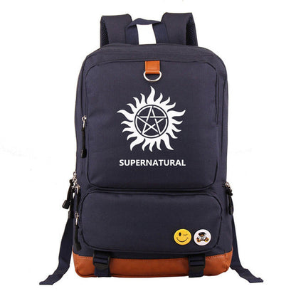 Zaino Unisex Supernatural | Zaino Casual Uomo Donna Capiente per Scuola, Viaggio e Tempo Libero
