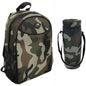 INSULATED COOLER BACKPACK WITH BOTTLE HOLDER FOR CAMPING, BEACH, TRAVEL, PICNIC
