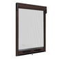 Roller mosquito net for window with 32mm cassette 120x160cm brown