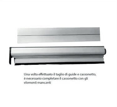 Zanzariera a rullo per finestra scorrevole verticale 140x170cm marrone