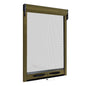 Roller insect screen for vertical sliding window 80x170cm bronze