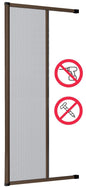 Rolling mosquito screen, side-mounted, 250 x 160 cm, brown, with expansion fixing BAZAR