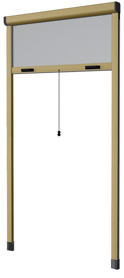 Zanzariera avvolgibile verticale 100x170 bronzo con frizione ROTO