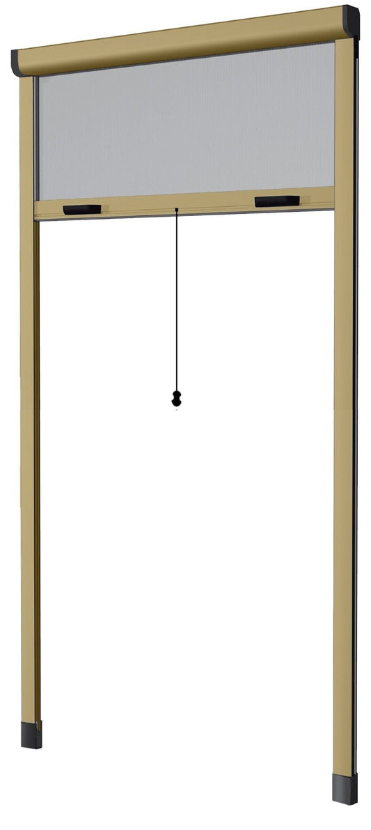 Zanzariera avvolgibile verticale 100x170 bronzo con frizione ROTO