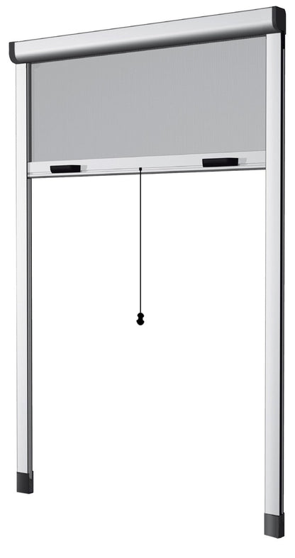 Zanzariera avvolgibile verticale cm 120 x 170 colore bianco con frizione ROTO