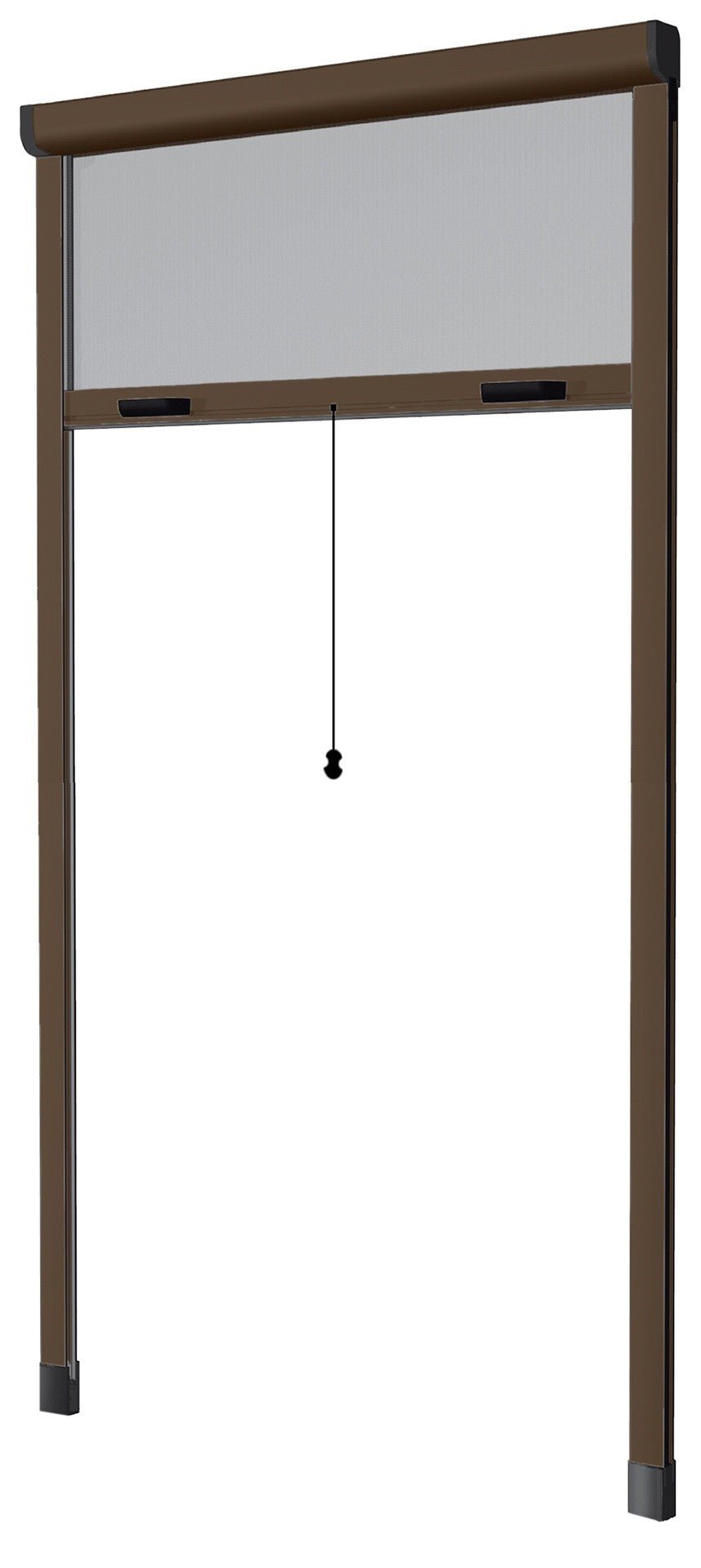 Zanzariera Avvolgibile Verticale cm 120 x 250 marrone Con Frizione ROTO