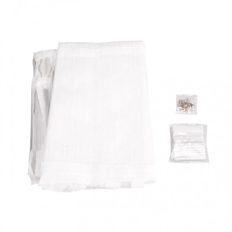 Zanzariera Magnetica 140X240 Tenda Per Porte Finestre Universale Calamita Bianca