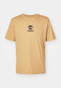 Timberland Men's Print Stack Logo T-Shirt TB0A6WWT EH3 Wheat Light Wheat
