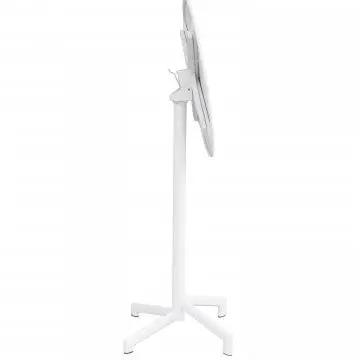 Tavolo Alto Vega ø 60 - In acciaio con trattamento antiruggine