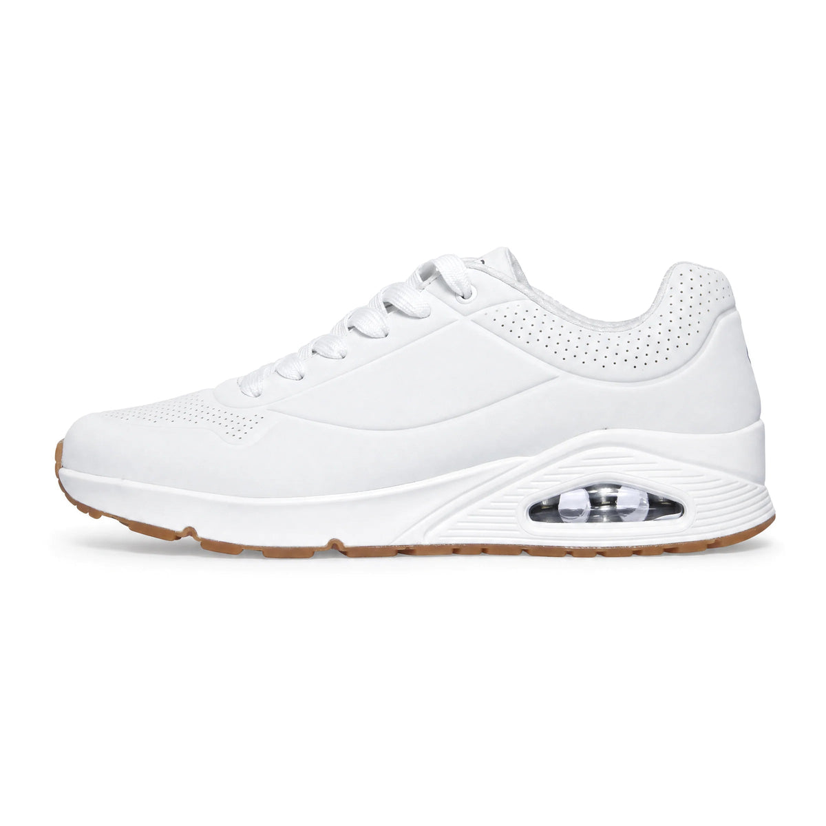 Skechers Slip-ins Uno Glide-Step Glide On Air 183420/WHT Uomo Bianco - Sneakers